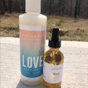 8oz tea tree and Lavender wash and 1oz yoni oil
